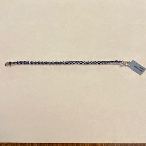 925 silver and sapphire bracelet